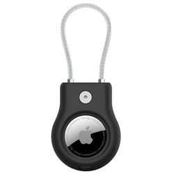 Låsbar AirTag taske med nøglering – Beskyttende holder til Apple AirTag