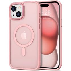 iPhone 14 etui - Magsafe Matteret etui i flere farver - PINK