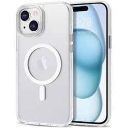 iPhone 12 / iPhone 12 PRO - Magsafe Flerfarvet Matteret Cover - HVID