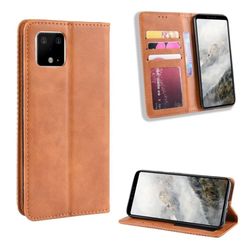 Bofink Vintage läder Google Pixel 4 fodral - Brun