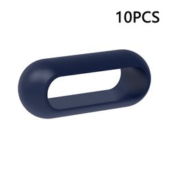 10 stk Xiaomi Smart Band 8 Pro Watch Band Silikon Holder Loop Watch Strap Fastener Ring - Marineblå