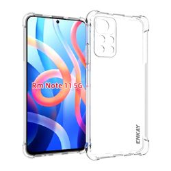 ENKAY klart fallsikkert etui for Xiaomi Redmi Note 11S 5G / Note 11 / 11T 5G