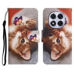 Wonderland Xiaomi Redmi Note 14 Pro 5G / Xiaomi Redmi Note 14 Pro Plus 5G flip-etui - Sommerfuglkatt