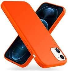 iPhone 12 PRO MAX Skal - Silikonskal i olika färger - ORANGE