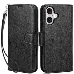 iPhone 16 Pung Taske - Sort