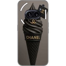Nothing Phone (2a) Plus Gjennomsiktig deksel Chanel Iskrem Mote Luksus