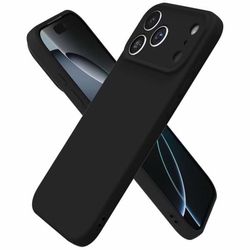 iPhone 17 Pro Max Matt Svart Silikondeksel