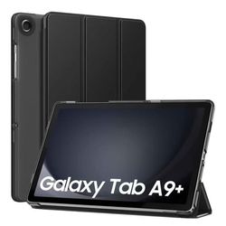 Samsung Galaxy Tab A9+ Trifold-deksel med stativ - Svart