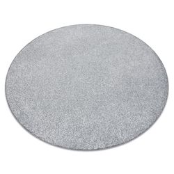 Matta, runda EXCELLENCE grå 109 vanlig, platt, MELANGE, cirkel 100 cm