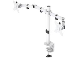 WHITE LINE WA86 Dual-monitor desk arm, 13-32" monitors