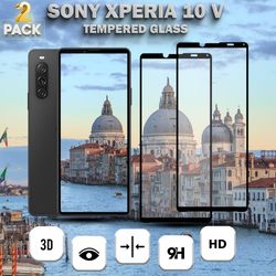 2-Pack Sony Xperia 10 V - Härdat Glas 9H - Super Kvalitet 3D Skärmskydd