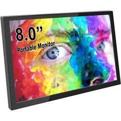Extern Monitor - ELECROW - 8 tum - 1280x800 - Inbyggda Högtalare - IPS