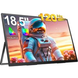 UPERFECT Mobil skärm 18,5 tum 120 Hz 100 % sRGB 1080P