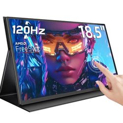 UPERFECT 18,5 -tuuman 1080P täysin HD 120 Hz:n kannettava monitori - kosketusnäyttö