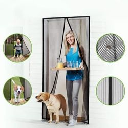 Magnetisk insektnett / myggnett for dør - 100x210 cm