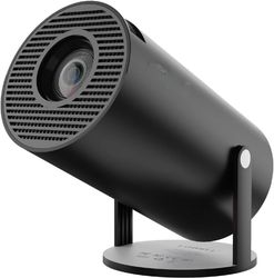 NÖRDIC Mini Portable Projector 720p HD-stöd Android 11 – WiFi 6, BT 5.0, 180° rotation, hemmabioprojektor