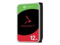 Seagate IronWolf ST8000VN002 - Harddisk - 8 TB - intern - 3.5" - SATA 6Gb/s - buffer: 256 MB - med 3-års Seagate Rescue Data Recovery