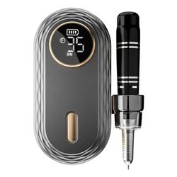 UNIQ Pro Wizard Elektrisk Neglefil – Profesjonell 35.000 RPM Neglepleie med LCD-skjerm og Oppladbart Design