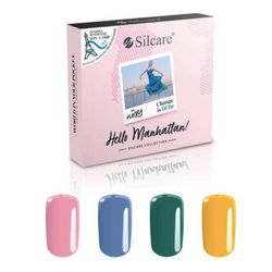 4-pakning - Gelelakk - Flexy - Hello Manhattan sett UV gel/LED