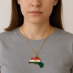 Halskjede Kurdistan – Gullfarget