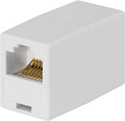 DELTACO modularskarvdon 8P/8C RJ45, vit (MD-11B)