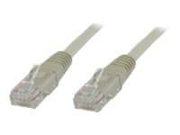 MicroConnect - Nätverkskabel - RJ-45 (hane) till RJ-45 (hane) - 4 m - UTP - CAT 6 - halogenfri - grå
