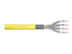 DIGITUS Professional - Bulkkabel - 500 m - SFTP - CAT 8.2 - halogenfri, fast - RAL 1016, gul