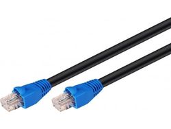 Goobay CAT6 - UTP - 50M - AWG 24 - RJ-45 - Udendørs - Sort