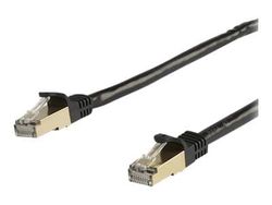 StarTech.com 5 m CAT6a Ethernet-kabel - 10 Gigabit hakfri skärmad RJ45 100 W PoE-kopplingskabel - 10 GbE STP Cat6a nätverkskabel med dragavlastning