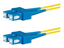 Lanview - Nätverkskabel - SC/UPC enkelläge (hane) till SC/UPC enkelläge (hane) - 10 m - 2 mm - fiberoptisk - duplex - 9 / 125 mikrometer - OS2 - halo
