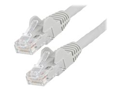 StarTech.com 7 m CAT6 Ethernet-kabel - LSZH (Low Smoke Zero Halogen) - 10 Gigabit 650MHz 100 W PoE RJ45 10GbE UTP nätverkspatchkabel, hakfri med dragavlastning - Grå, CAT 6, ETL-verifierad, 24AWG