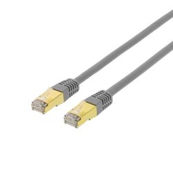 DELTACO FTP Cat7 patchkabel 3m, LSZH (halogenfri), grÕ