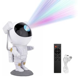 Nattlampe - Stjernekaster med LED-lys – Astronaut