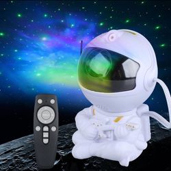 Lollanda Astronaut Galaxy Projektor, Stjernehimmel Natlys Med Fjernbetjening, USB-opladning