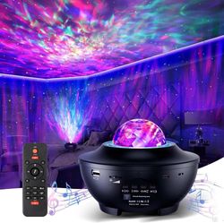 Galaxy lampe / Space lampe med Bluetooth højttaler