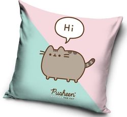 Barnkudde 40x40 Pusheen Kitty Sammet