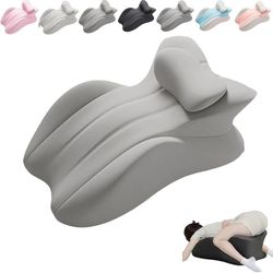 OBOSOE Stor Ergonomisk Kudde för Magläge, Supermjuk Sovkudde med Avtagbart och Tvättbart Fodral