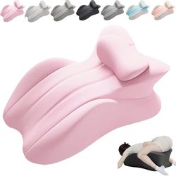 OBOSOE Stor Ergonomisk Kudde för Magläge, Supermjuk Sovkudde med Avtagbart och Tvättbart Fodral