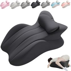 OBOSOE Stor Ergonomisk Kudde för Magläge, Supermjuk Sovkudde med Avtagbart och Tvättbart Fodral