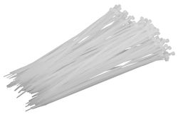 Pro-Line Nylon buntebånd, hvit, 4,8x400mm, 100 stk. - 59140B