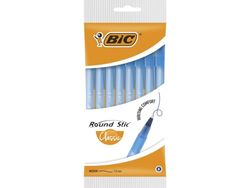 Bic RUND STIK BALLPOINT BLÅ POSE 8 928497