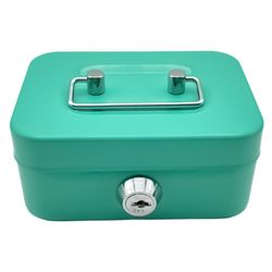 Safe Box med nøkkel - grønn