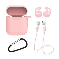 Apple Airpods 1/2 4-I-1 Case Neckstrem Earhooks Pink