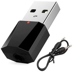 Bluetooth-lydtransmitter USB, sort