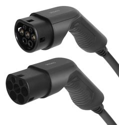 DELTACO EV-cable type 2 - type 2, 3 phase, 32A, 5M