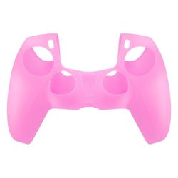Playstation 5 / PS5 Silikone Skin Cover Case Anti-Slip Beskyttelse - Lyserød