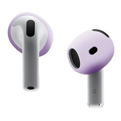 Til AirPods 4 ørepropper Anti-slip silikone etui Øreværne ørepropper - Lavendel