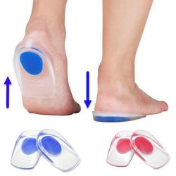 2-pack Hälinlägg - Transparent - Skoinlägg i Silikon Blå