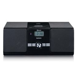 Lenco Micro sett med CD/MP3 Bluetooth® USB-fjernkontroll Svart