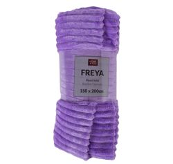 Pledd FREYA 150x200cm, lavendel lilla
